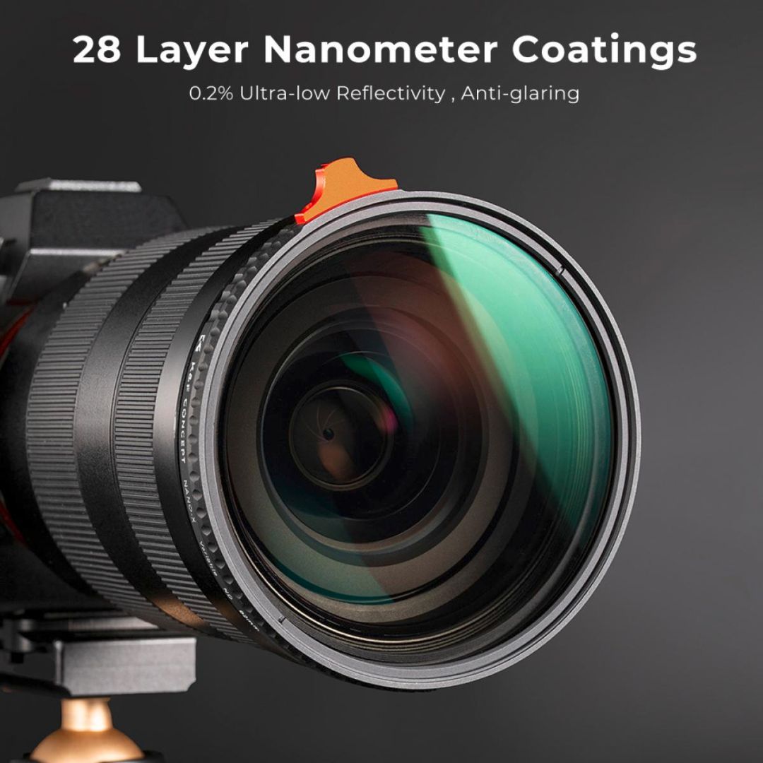 K&F Concept 58mm Variable ND Filter ND3-ND1000 (1.5-10 Stops) Ultra-thin HD Nano-X Series KF01.2007 - 4